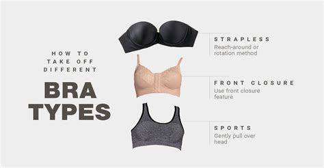 removes bra|How To Take Off A Bra Properly .